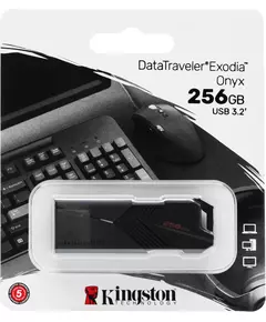 Купить Флеш-диск Kingston DataTraveler Exodia Onyx 256Gb USB3.2 черный [DTXON/256GB], картинка № 3 в Иркутске в компании Зеон