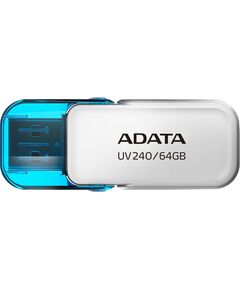 Купить Флеш-диск  64Gb USB2.0 белый/голубой [AUV240-64G-RWH] в Иркутске в компании Зеон