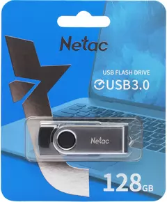 Купить Флеш-диск Netac 128Gb USB3.0 черный/серебристый [NT03U505N-128G-30BK], картинка № 6 в Иркутске в компании Зеон