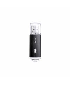 Купить Флеш-диск Silicon Power Ultima U02 64Gb USB2.0 черный [SP064GBUF2U02V1K] в Иркутске в компании Зеон