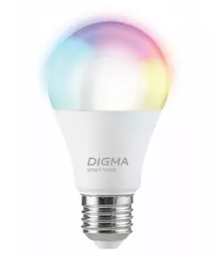 Купить Умная лампа Digma DiLight N1 E27 9Вт 800lm Wi-Fi [DLE27N1R], картинка № 8 в Иркутске в компании Зеон