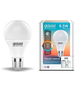 Купить Gauss IoT Smart Home E27 8.5Вт 806lm Wi-Fi [1130112] в Иркутске в компании Зеон