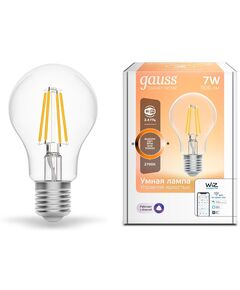 Купить Умная лампа Gauss IoT Smart Home E27 6.5Вт 806lm Wi-Fi [1200112], картинка № 5 в Иркутске в компании Зеон