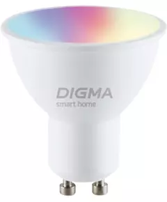 Купить Умная лампа Digma DiLight L1 GU10 5Вт 400lm Wi-Fi [DLL1GU10], картинка № 4 в Иркутске в компании Зеон