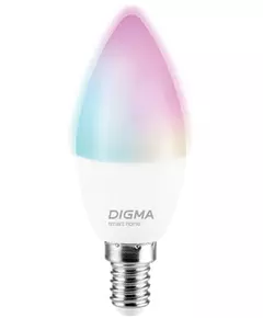 Купить Умная лампа Digma DiLight F1 E14 5Вт 470lm Wi-Fi [DLF1E14], картинка № 8 в Иркутске в компании Зеон