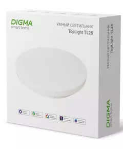 Купить Умный светильник Digma TL25 TopLight, потолочный, белый, картинка № 6 в Иркутске в компании Зеон