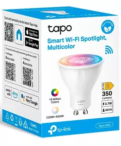 Купить Умная лампа TP-Link TAPO L630 GU10 3.7Вт 350lm Wi-Fi, картинка № 8 в Иркутске в компании Зеон