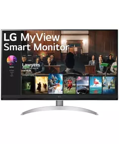 Купить ЖК-монитор LG MateView 32SQ700S-W 31.5" VA LED 16:9 HDMI M/M матовая 250cd 178гр/178гр 3840x2160 60Hz UHD USB 6.5кг белый [32SQ700S-W.ARUZ] в Иркутске в компании Зеон