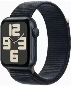 Купить Смарт-часы Apple Watch SE 2023 A2723 44мм OLED корпус темная ночь Sport Loop ремень темная ночь размер браслет 145-220мм [MREA3ZP/A] в Иркутске в компании Зеон