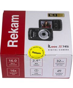 Купить Фотоаппарат Rekam iLook S745i темно-серый 16Mpix 2.4" 1080 SD/MMC CMOS/AAA [1108005088], картинка № 10 в Иркутске в компании Зеон