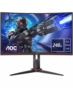 Купить ЖК-монитор AOC C32G2ZE 31.5" VA LED 1ms 16:9 HDMI матовая 300cd 178гр/178гр 1920x1080 240Hz DP FHD 6.98кг черный/красный в Иркутске в компании Зеон