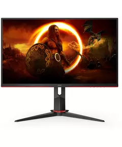 Купить ЖК-монитор AOC Q27G2U 27" VA LED 1ms 16:9 HDMI матовая HAS Piv 250cd 178гр/178гр 2560x1440 144Hz FreeSync Premium DP 2K USB 5.2кг черный/красный в Иркутске в компании Зеон