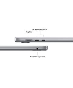 Купить Ноутбук Apple MacBook Air A3114 M3 8 core 16Gb SSD512Gb/10 core GPU 15.3" Liquid Retina (2880x1864) Mac OS grey space WiFi BT Cam [MXD13LL/A], картинка № 7 в Иркутске в компании Зеон