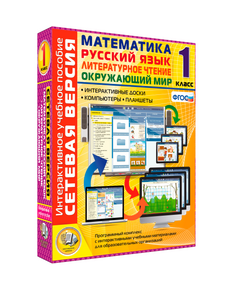 Купить Сетевая версия. 1 класс. Математика, Русский язык, Окружающий мир, Литературное чтение. BOX в Иркутске в компании Зеон