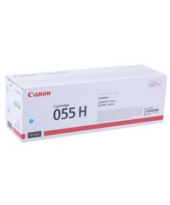 Для Canon (оригинал): Картридж Canon 055 H C для MF742/744/746, LBP663/664, голубой, 5900 страниц фотографии