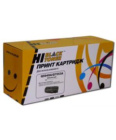 Для HP (совместимые): Тонер-картридж Hi-Black Q5949A/Q7553A для HP LJ P2015/1320/1160/Canon 715, 3500 стр., универсальный фотографии