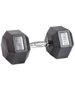 Гантели:  Гантель гексагональная обрезиненная PROFI-FIT 27,5 кг фотографии
