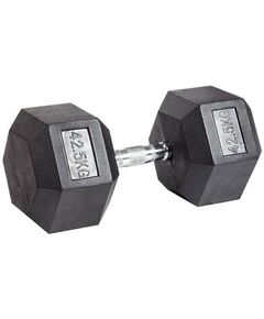 Гантели:  Гантель гексагональная обрезиненная PROFI-FIT 42,5 кг фотографии