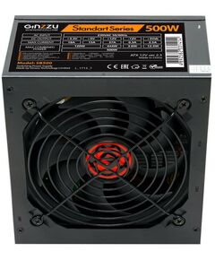 Блоки питания: Блок питания Ginzzu SB500 ATX 500W, 120mm, 24+4pin, 3xSATA, 3xMolex, Black OEM фотографии