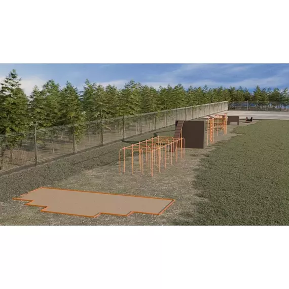 Полоса препятствий №1 по НВП фотографии