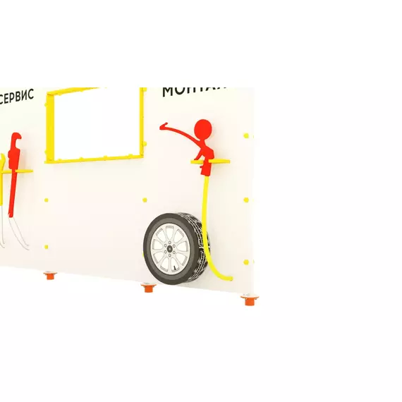 Уличный развивающий бизи-стенд "Пипл АЗС", Жу-Жу фотографии