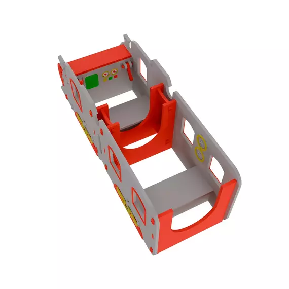 Игровой комплект мягкой сборной мебели "Поезд" с интерактивными элементами фотографии