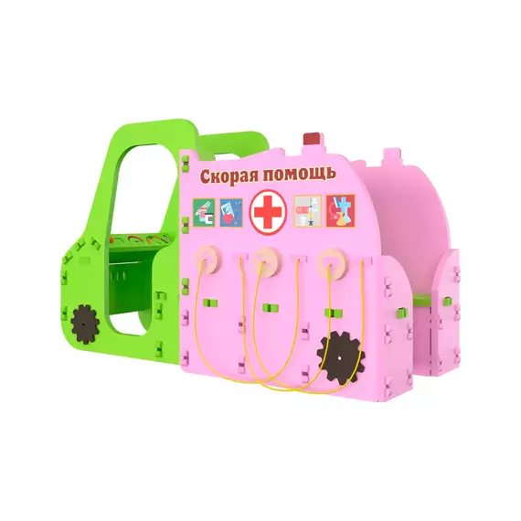 Машина "Полимерная" с бизи-элементами фотографии