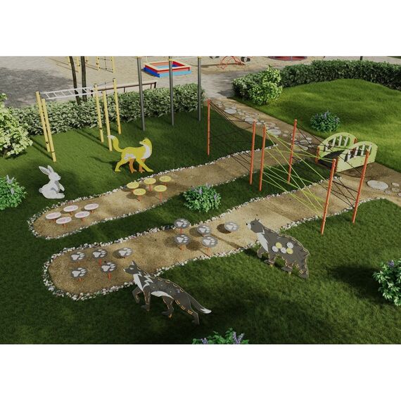 Площадка "Привал на полянке". Комплект 6 фотографии