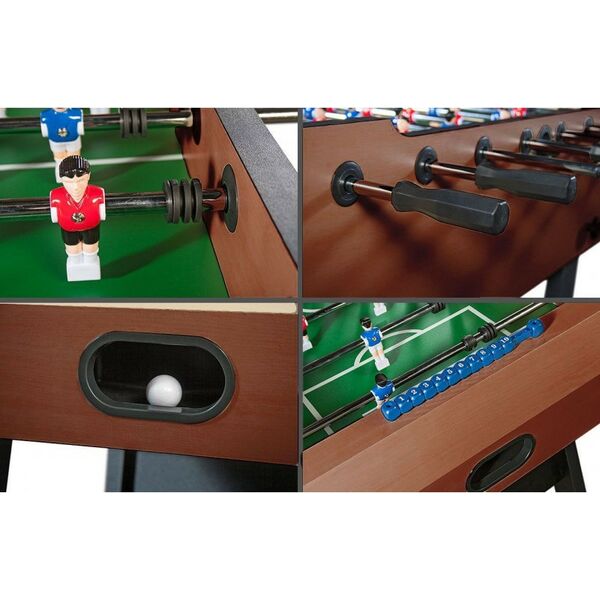 Настольный футбол: Настольный футбол (кикер) Weekend Maccabi 140x75x89, махагон, складной фотографии