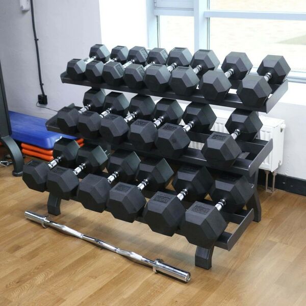 Системы хранения: Стойка для гантелей PROFI-FIT 15500, на 15 пар фотографии