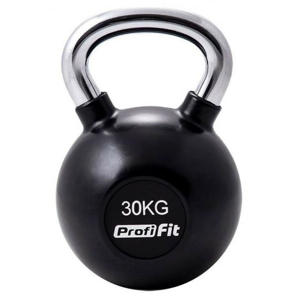 Гири: Гиря обрезиненная с хромированной ручкой PROFI-FIT 30 кг фотографии
