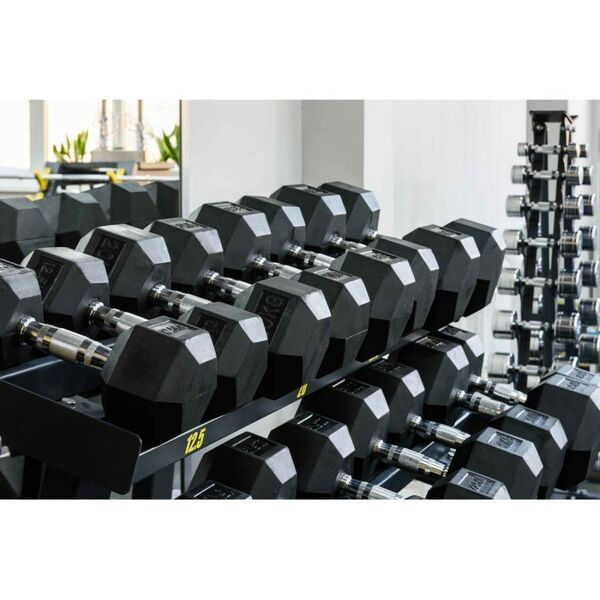 Гантели:  Гантель гексагональная обрезиненная PROFI-FIT 32,5 кг фотографии