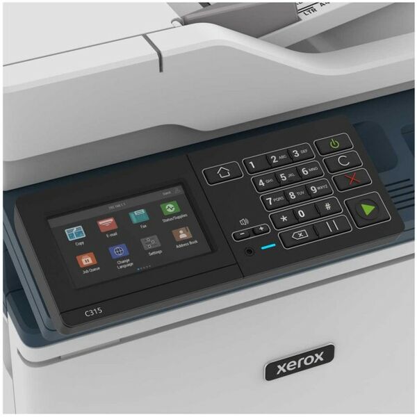 Многофункциональные устройства: Цветной МФУ XEROX C315 A4, 33 стр/мин, 80K стр/мес, Duplex, DADF, 1200 МГц, 2 ГБ, 1200x1200dpi, WiFi [C315V/DNI] фотографии
