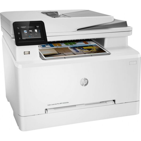 Купить Многофункциональное устройство HP Color LaserJet Pro M283fdn A4, 21стр/мин, 256Mb, LCD, факс, сетевой, USB2.0, ADF, двуст.печать [7KW74A], картинка № 3 в Иркутске в компании Зеон