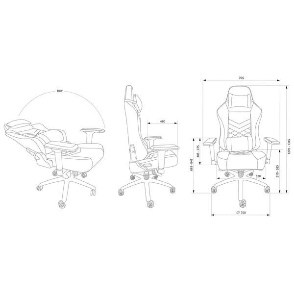 Купить Кресло игровое Cactus CS-CHR-0112BR коричневый эко.кожа с подголов. крестов. сталь, картинка № 8 в Иркутске в компании Зеон