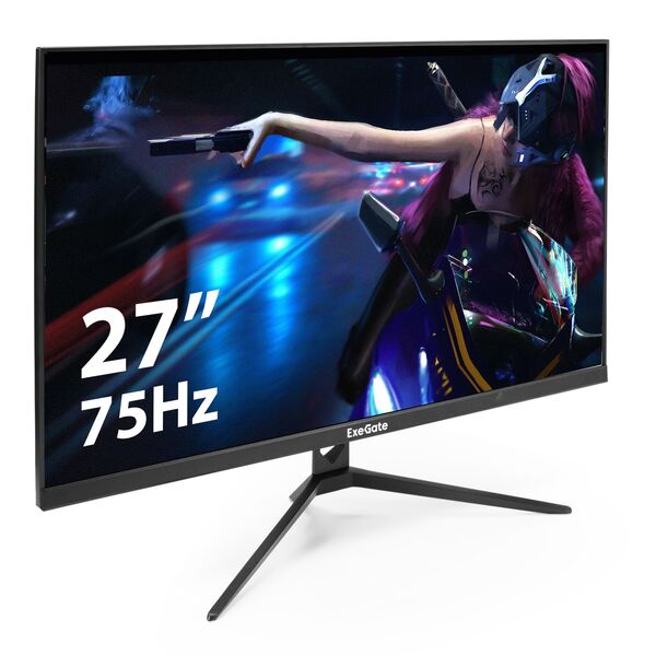 Купить Монитор безрамочный Exegate ProSmart EZ2707A 27" IPS LED, FHD, 1920x1080@75Гц, 16:9, 280cd/m2, 1000:1, 178°/178°, 5ms, Speakers, D-Sub, HDMI1.4 [EX296348RUS] в Иркутске в компании Зеон