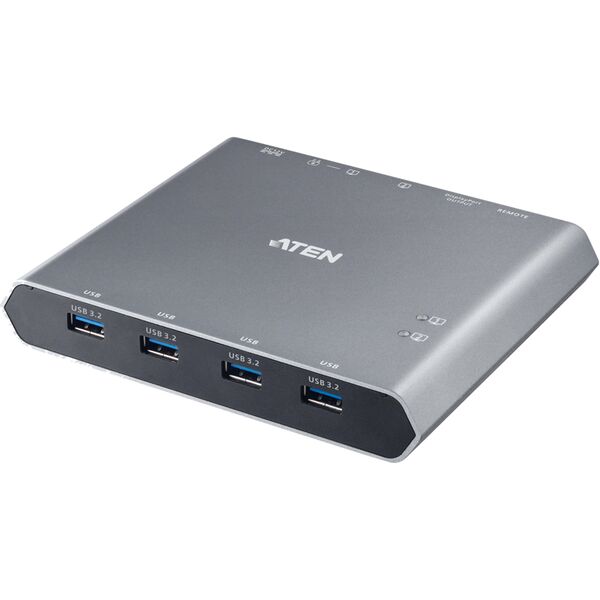 Купить KVM док станция ATEN US3311 2-Port 4K DisplayPort USB-C в Иркутске в компании Зеон