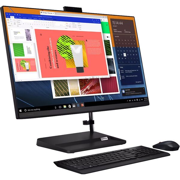 Купить Моноблок Lenovo IdeaCentre AIO 3 27ALC6 Ryzen 7 7730U(2Ghz)/16Gb/512Gb SSD/no DVD/Int/Cam/BT/WiFi/27" 1920x1080 IPS/black/noOS/RU kbd + mouse USB [F0FY00M5RK], картинка № 2 в Иркутске в компании Зеон