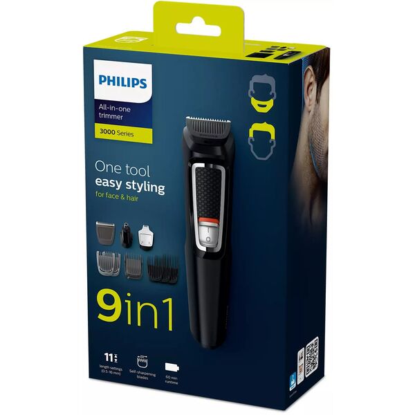 Купить Триммер для стрижки волос PHILIPS MG3740/15 черный, картинка № 5 в Иркутске в компании Зеон