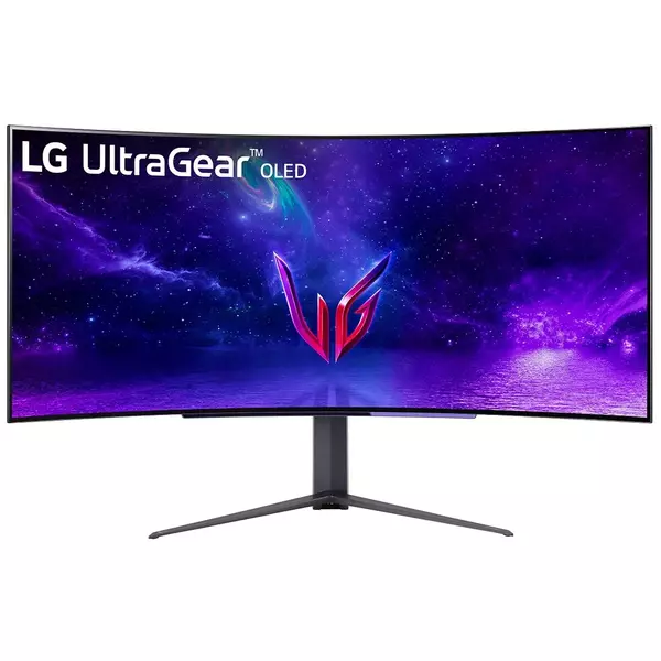 Купить Монитор LG 45GR95QE-B.ARUZ UltraGear 44.5", OLED, LED, 21:9, HDMI, матовая, 3440x1440, DP, USB, черный, 10.9кг в Иркутске в компании Зеон