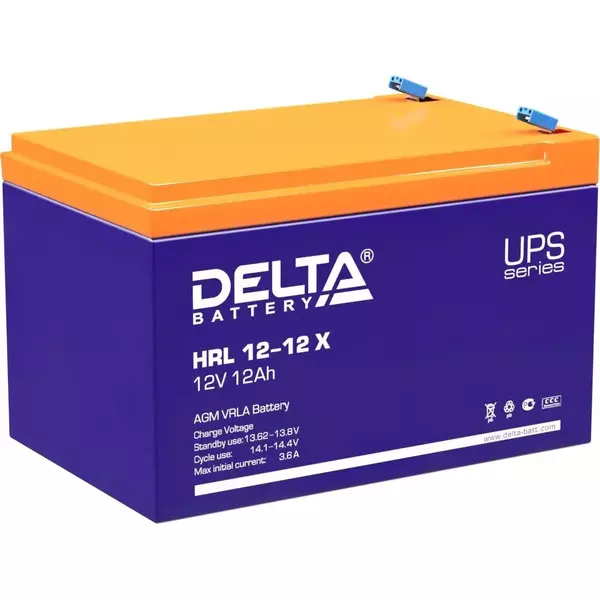 Купить Батарея для ИБП Delta HRL 12-12 X 12В 12Ач в Иркутске в компании Зеон