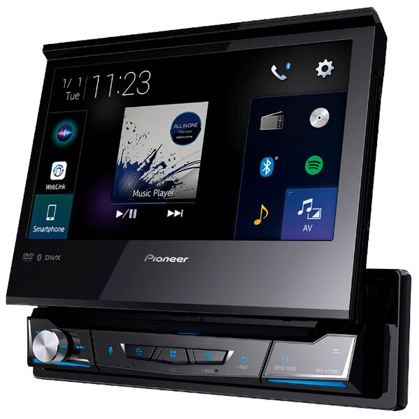 Купить Автомагнитола CD DVD Pioneer AVH-A7250BT 1DIN 4x50Вт, картинка № 2 в Иркутске в компании Зеон