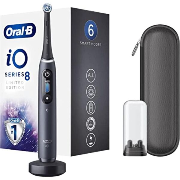 Купить Зубная щетка электрическая Oral-B iO Series 8 Limited Edition Onyx черный, картинка № 2 в Иркутске в компании Зеон