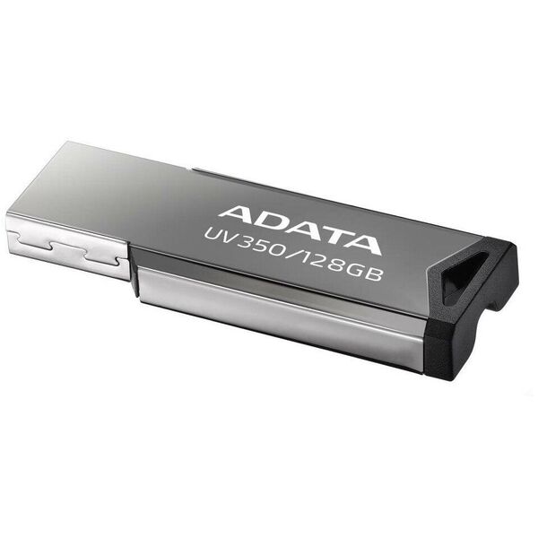 Купить Флеш-диск AData 128Gb UV350 USB3.0 серебристый [AUV350-128G-RBK], картинка № 2 в Иркутске в компании Зеон