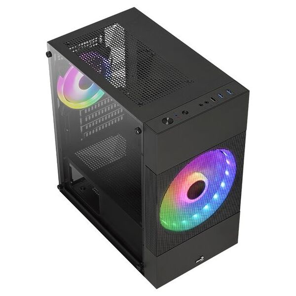 Купить Корпус AeroCool Atomic Lite-G-BK-v2 черный без БП mATX 6x120mm 2x140mm 1xUSB2.0 2xUSB3.0 audio bott PSU [ACCS-PV33123.11], картинка № 7 в Иркутске в компании Зеон