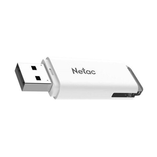 Купить Флеш-диск Netac 64Gb USB2.0 белый [NT03U185N-064G-20WH], картинка № 2 в Иркутске в компании Зеон