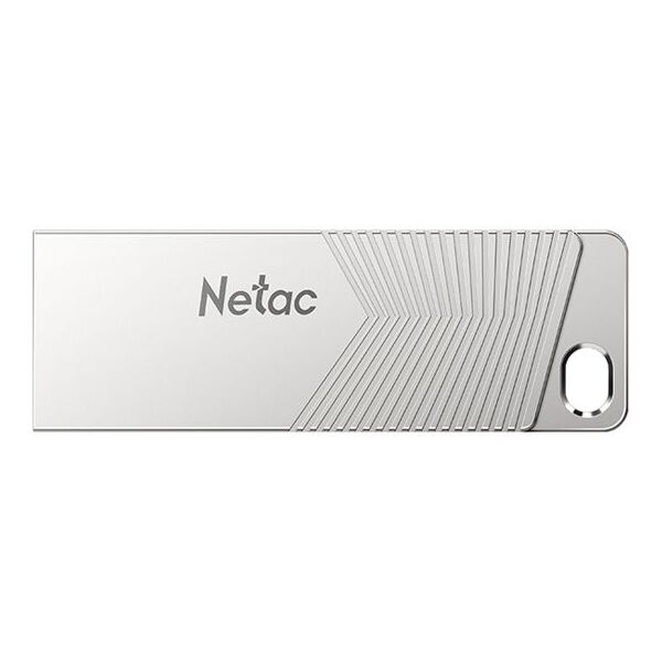 Купить Флеш-диск Netac 128Gb USB3.2 серебристый [NT03UM1N-128G-32PN] в Иркутске в компании Зеон