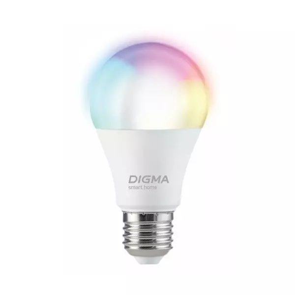 Купить Умная лампа Digma DiLight N1 E27 9Вт 800lm Wi-Fi [DLE27N1R], картинка № 8 в Иркутске в компании Зеон