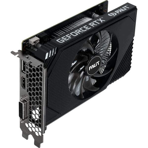 Купить Видеокарта Palit GeForce RTX 3050 6Gb PCI-E 4.0 96bit GDDR6 1042/14000 DVIx1 HDMIx1 DPx1 HDCP RTL (RTX3050 STORMX NVIDIA) [NE63050018JE-1070F], картинка № 3 в Иркутске в компании Зеон