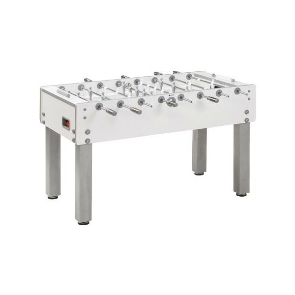 Настольный футбол: Игровой стол - футбол  Garlando G-500 Pure White H2O 143x76x88см фотографии